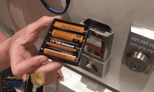 اگر باتری قفل دیجیتال تمام شود چه باید کرد؟